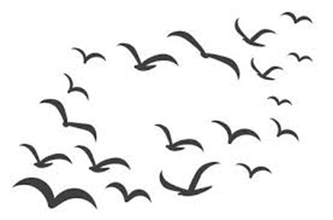 Vogels van verdriet &ndash; illustratie bij het Chinese gezegde over rouw